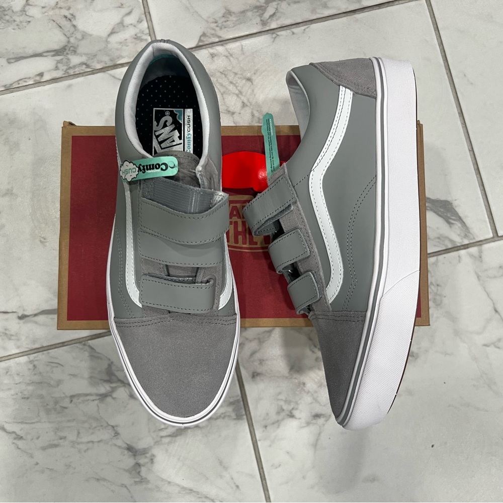 Adult Comfycush Old Skool V Safe Space Drizzle True White by Vans